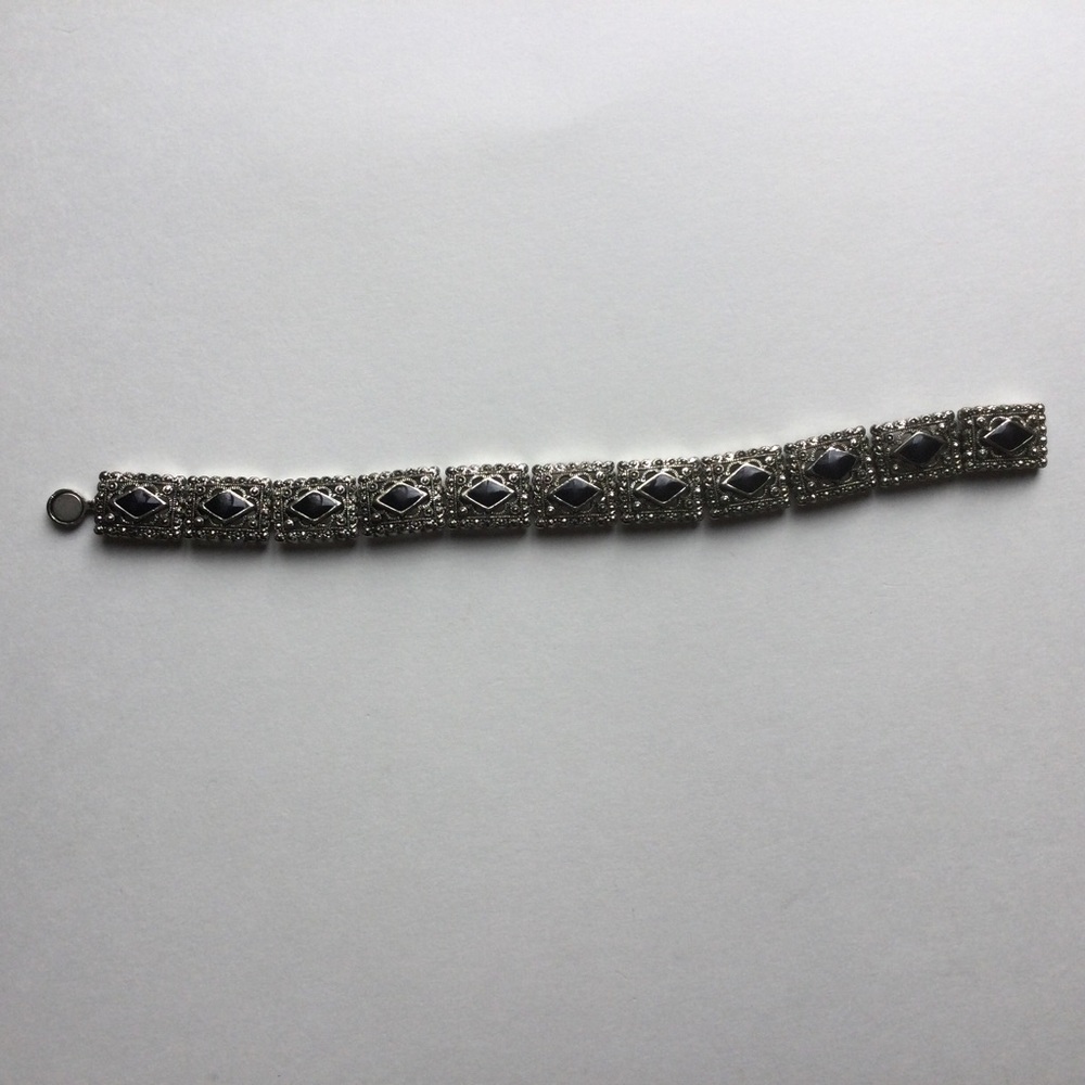 Black & Silver Magnetic Bracelet